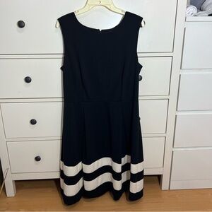 Calvino Klein Black and White Dress